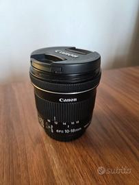 Canon EF-S 10-18mm f/4.5-5.6 IS STM Pari al nuovo