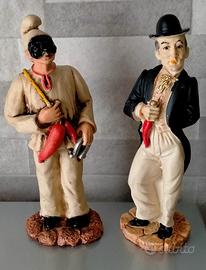 Coppia STATUETTE vintage portafortuna