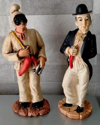 Coppia STATUETTE vintage portafortuna