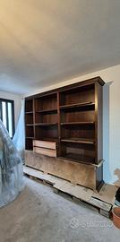 Libreria in legno massello