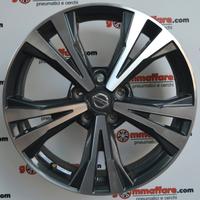 4 cerchi lega nissan qashqai new tekna r18 lt1485