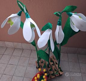 Decorazioni floreale giganti per la vostra vetrina