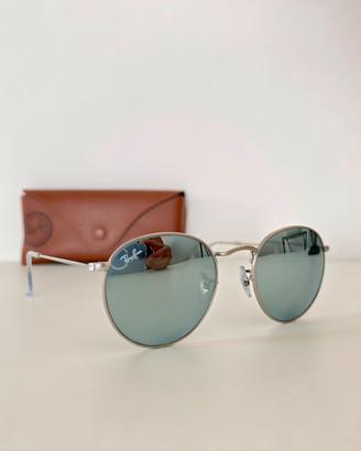 Occhiali da dole Ray Ban 3447 Round Metal 50