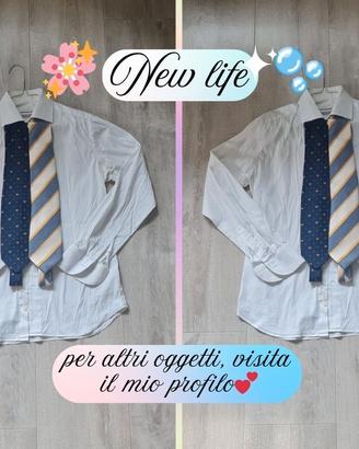 Camicia bianca con 2 cravatte