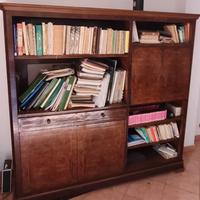 Libreria antica in radica