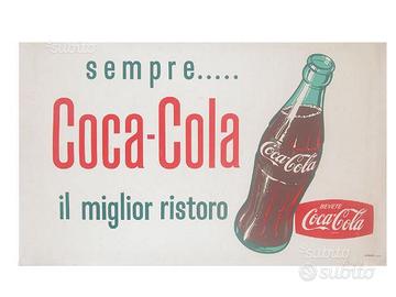 Manifesto della Coca-cola Italia,1960 circa