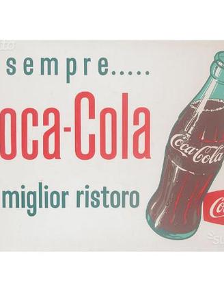 Manifesto della Coca-cola Italia,1960 circa