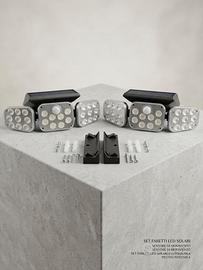💡 Set 2 Faretti Solari LED da Esterno