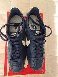 Nike Cortez  pelle blu nuove mai indossate