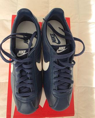 Nike Cortez  pelle blu nuove mai indossate