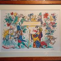 Emanuele Luzzati ALICE NEL PAESE DELLE MERAVIGLIE