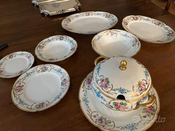 servizio di piatti Heinrich dipinto a mano