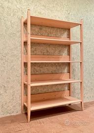 Libreria Scaffale in Legno Naturale