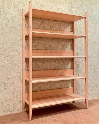 Libreria Scaffale in Legno Naturale