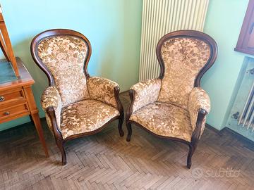 Poltrona stile Luigi Filippo XIX secolo