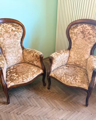 Poltrona stile Luigi Filippo XIX secolo