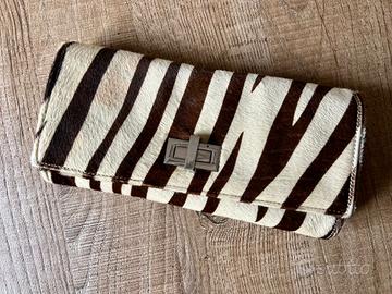 Pochette Michele Lopriore Milano pelle e cavallino