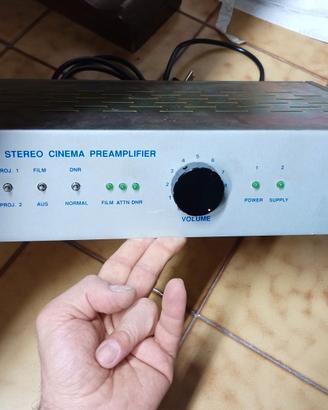 Preamplificatore professionale cinema proiezione