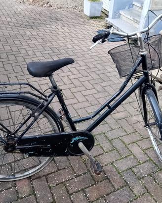 Bici donna cestino davanti