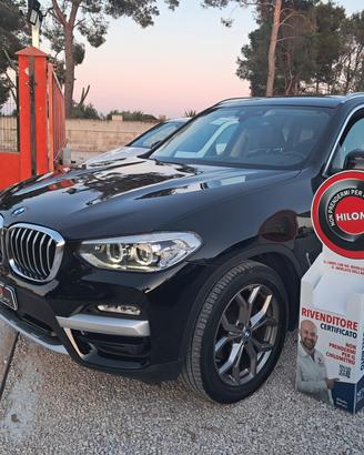 Bmw X3 20d-190cv-XLine-PELLE*LED*RADAR