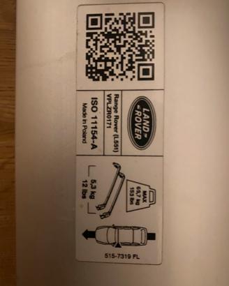 Barre portaoggetti Land Rover