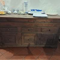 credenza  in  legno  massello 