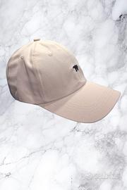 Cappellino Beige Unisex Ricamo Orso Nuovo