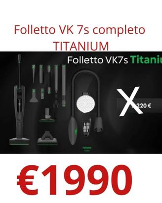 aspirapolvere vk7s completo titanium 