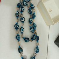 Collana in vetro portafortuna 
