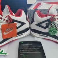 Nike Air Jordan 4 Retro, Scarpe da Basket Uomo