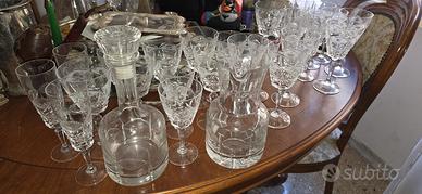 Servizio di bicchieri cristallo vino-acqua da 12