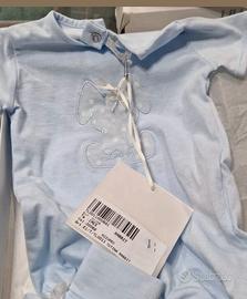 Pagliaccetto Liu Jo Baby 3 mesi nuovo azzurro