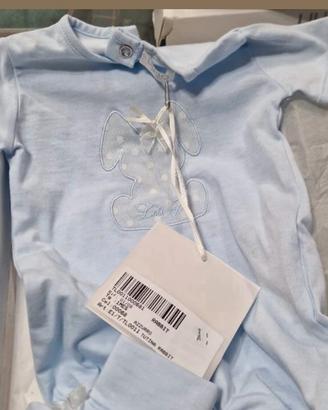 Pagliaccetto Liu Jo Baby 3 mesi nuovo azzurro