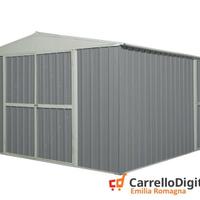 Box prefabbricato in acciaio 360x430 grigio chiaro