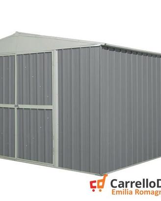 Box prefabbricato in acciaio 360x430 grigio chiaro