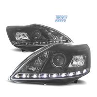 FARI FORD FOCUS 08-11 LUCE DIURNA SFONDO NERO