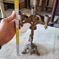 Candelabro in ottone h.35 cm – elegante e raffinat