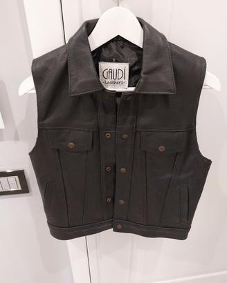 gilet vera pelle