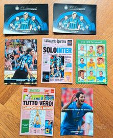 Lotto cartoline da collezione Gazzetta dello Sport