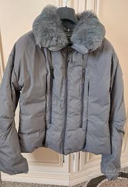 Piumino vera piuma e pelliccia  Roccobarocco