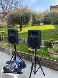 Impianto audio profesionale P.Audio