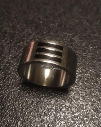 Anello TSAR in acciaio inox e titanio