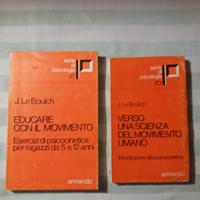 Le Boulch  , 2 libri di psicologia / pedagogia