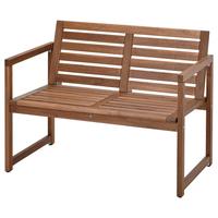 Panchina in legno Ikea con cuscini