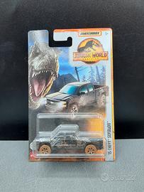 1:64 matchbox chevy silverado jurassic park