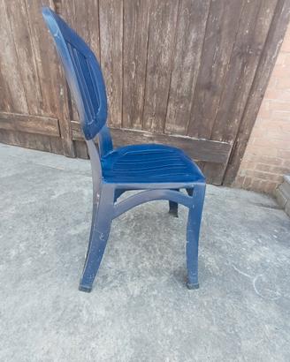 sedie in plastica da giardino