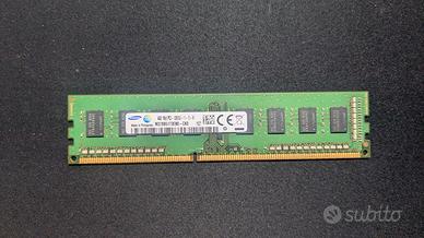 4GB DDR3, DIMM, NO-ECC, Unbuffered, 240 pin