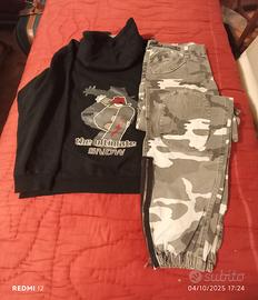 Lotto 7 FELPE CASACCHE JEANS X-CAPE 12 14 16 anni