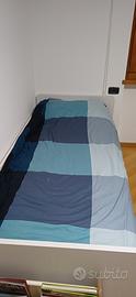 Letto singolo con doppia rete