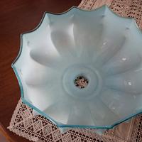 coppa vetro antico x lampadario